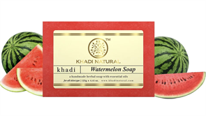 Глицериновое мыло ручной работы KHADI с арбузом 4148