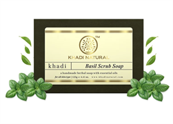 Глицериновое мыло ручной работы KHADI с базиликом 3896