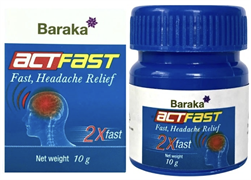 Бальзам ActFast Baraka - облегчит головную боль 9807