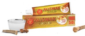 Индийская зубная паста Dabur Miswak Gold