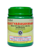 Agastya rasayana (Агастья Расаяна) - согревает, успокаивает высокую Вата-доша, очищает бронхи, даёт силы при общей сезонной слабости и недомоганиях 3983