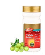 Triphala tablets Dabur (Трифала таблетки Дабур) 60 таб. - очищение от токсинов, баланс дош 2658
