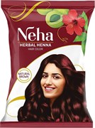 Коричневая краска для волос на основе хны "Natural Brown" Neha Herbals 9562