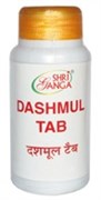 Dashmul Tab (Дашамула) - благотворно воздействует на лёгкие, бронхи, печень, почки и мочеполовую систему. 2401