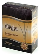 Чёрная травяная краска для волос ААША 2225
