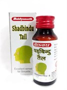 Shadbindu Tail (Шадбинду масло) - смесь трав, настоянных на кунжутном масле первого холодного отжима, 50мл 3192