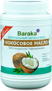Кокосовое масло Baraka рафинированное, 1000 мл 4030