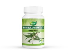 Bhringraj ghanvati (Брингарадж таблетки) - растение омолаживающее кости, зубы, волосы, зрение, слух и память 3200