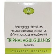 Triphla Guggul-DS (Трифала Гуггул - Двойная Сила) - популярное аюрведическое средство для очищения и омоложения организма
